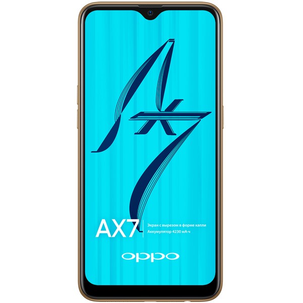 Смартфон OPPO AX7 3/64GB Glaring Gold
