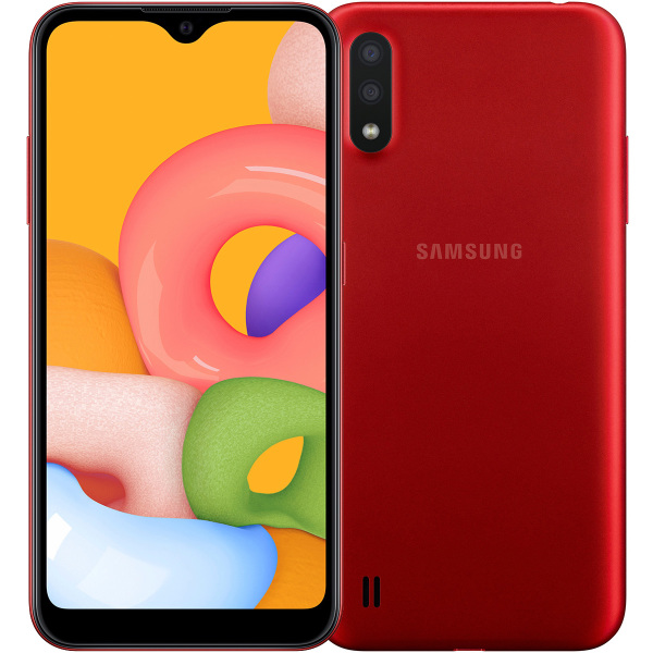 Смартфон Samsung Galaxy A01 Red