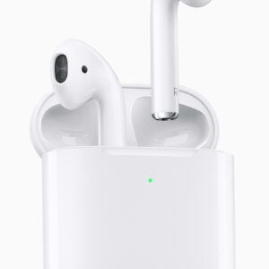 Беспроводные наушники Apple AirPods 2 (с беспроводным зарядным футляром) MRXJ2