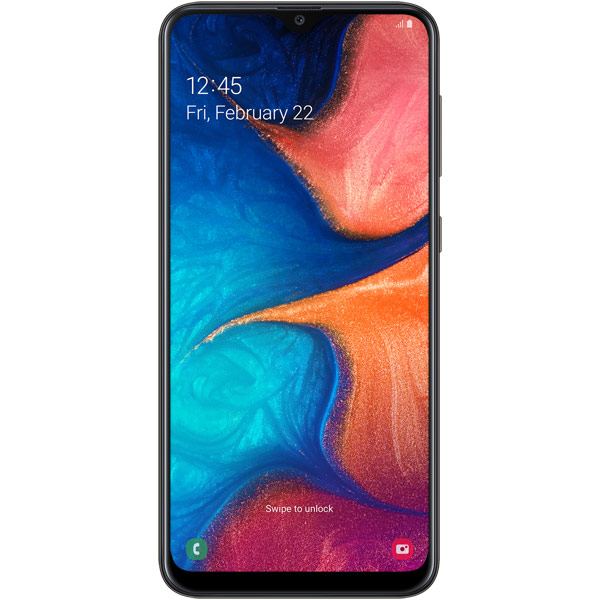 Смартфон Samsung Galaxy A20 3/32 ГБ RU, черный