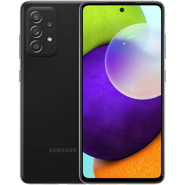 Смартфон Samsung Galaxy A52 4/128 ГБ RU, Dual nano SIM, черный