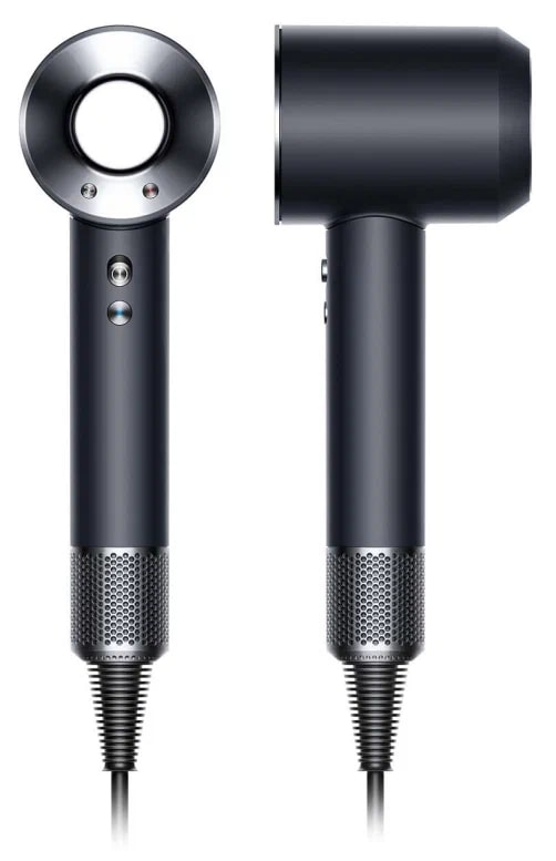 Фен Dyson Supersonic HD08 HK, black/bright nickel(386822-01)