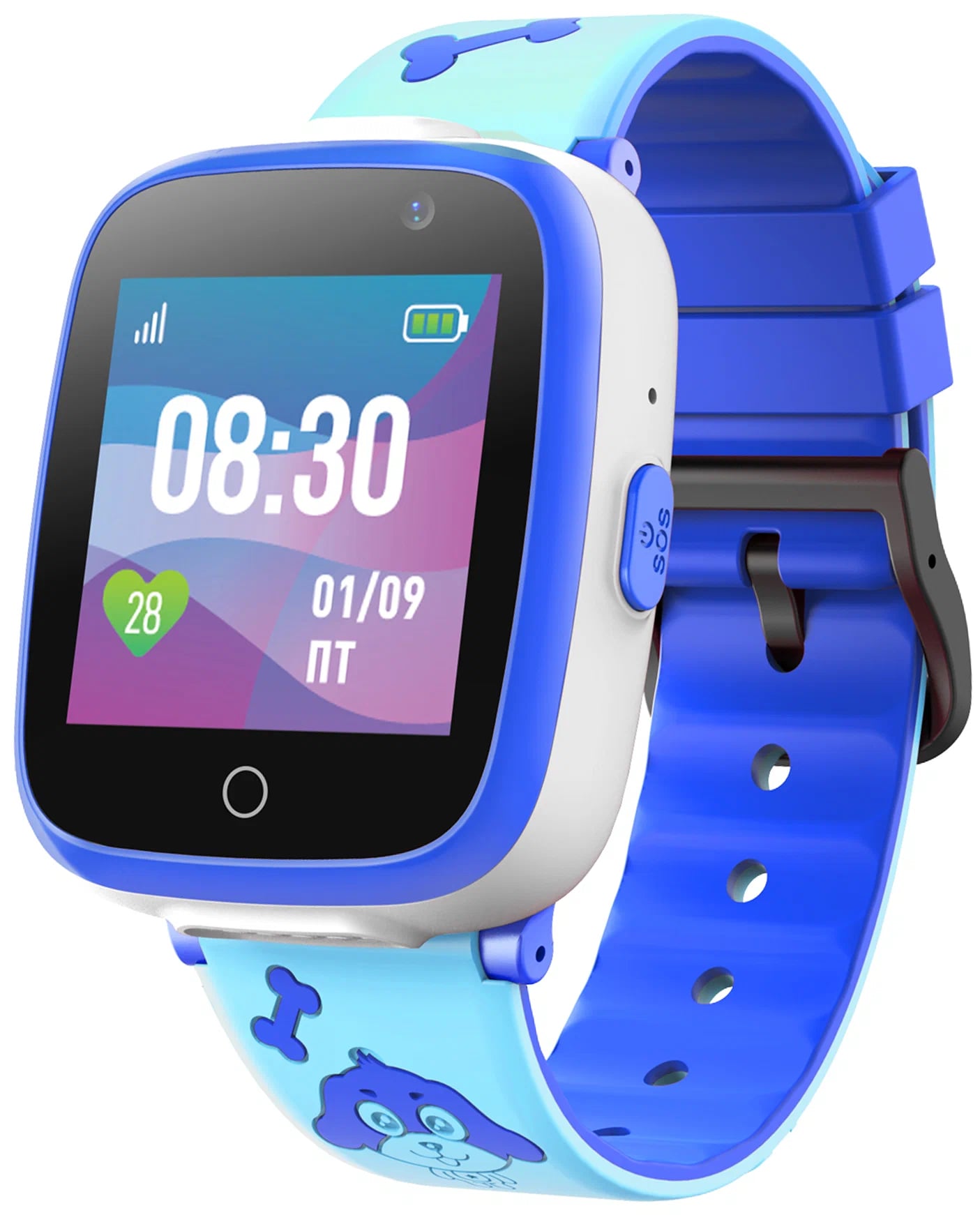 Смарт-часы Jet Kid Buddy 1.44″ голубой/голубой (BUDDY BLUE)