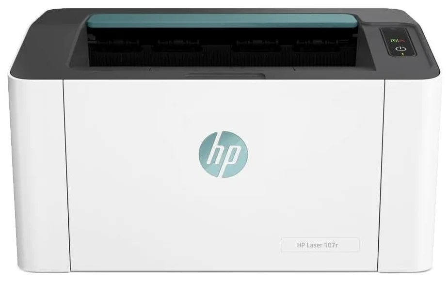 Принтер лазерный HP Laser 107r, ч/б, A4, белый