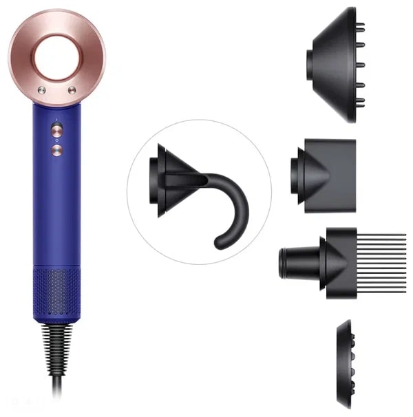 Фен Dyson Supersonic HD07 Gift UK, Vinca Blue and Rose