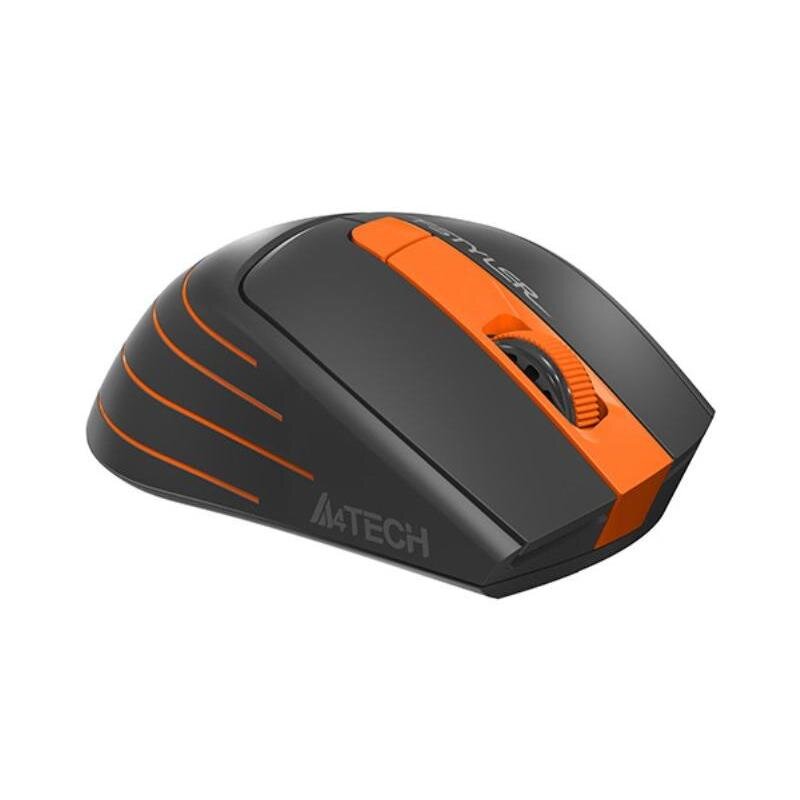 Мышь беспроводная	A4Tech FStyler FG30 Grey/Orange