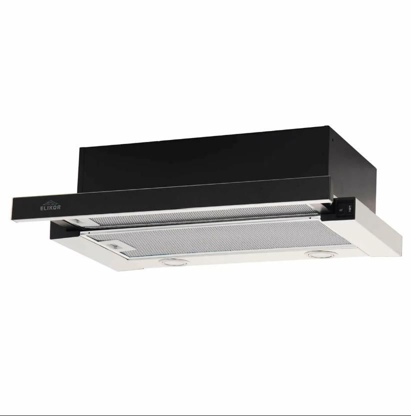 Вытяжка встраиваемая в шкаф 60 см Elikor Нейтрино 60 Black/Inox