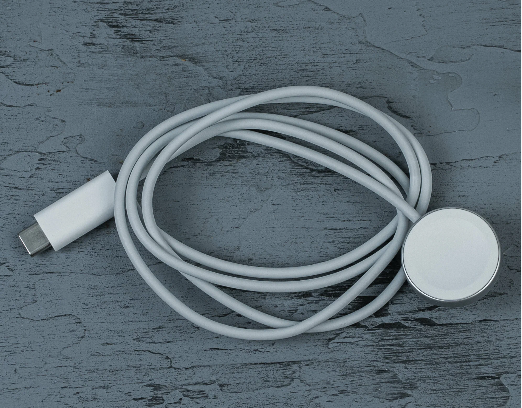 Беспроводное зарядное устройство Apple Watch Magnetic Fast Charger to USB-C (A2515), Cable 1m, silver