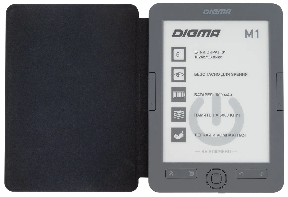 Электронная книга Digma M1 Dark Grey (M1G)