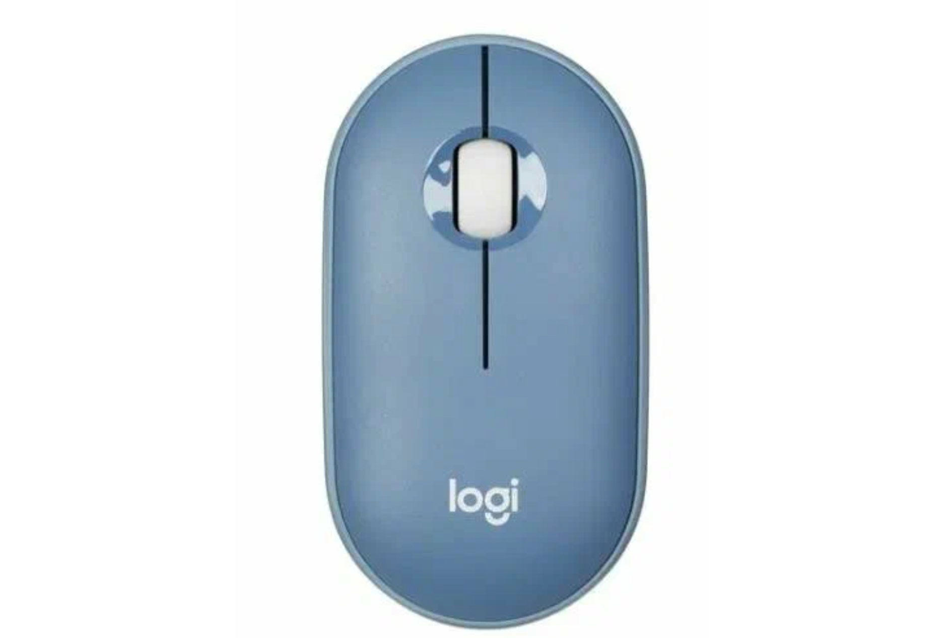 Мышь беспроводная Logitech Pebble M350 Blue (910-006655)