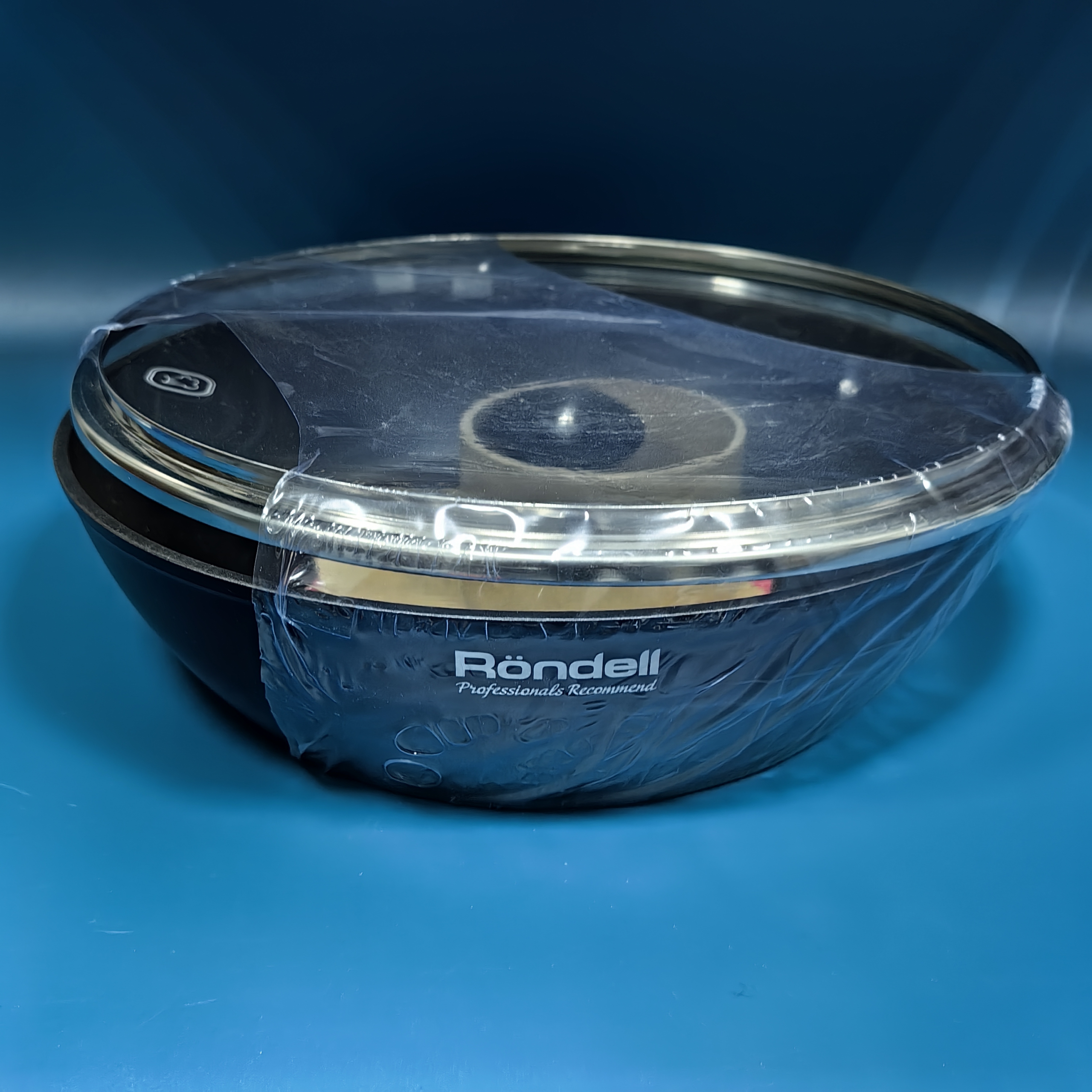 Сковорода глубокая с крышкой Rondell Frank 26×7см (RDA-1373)