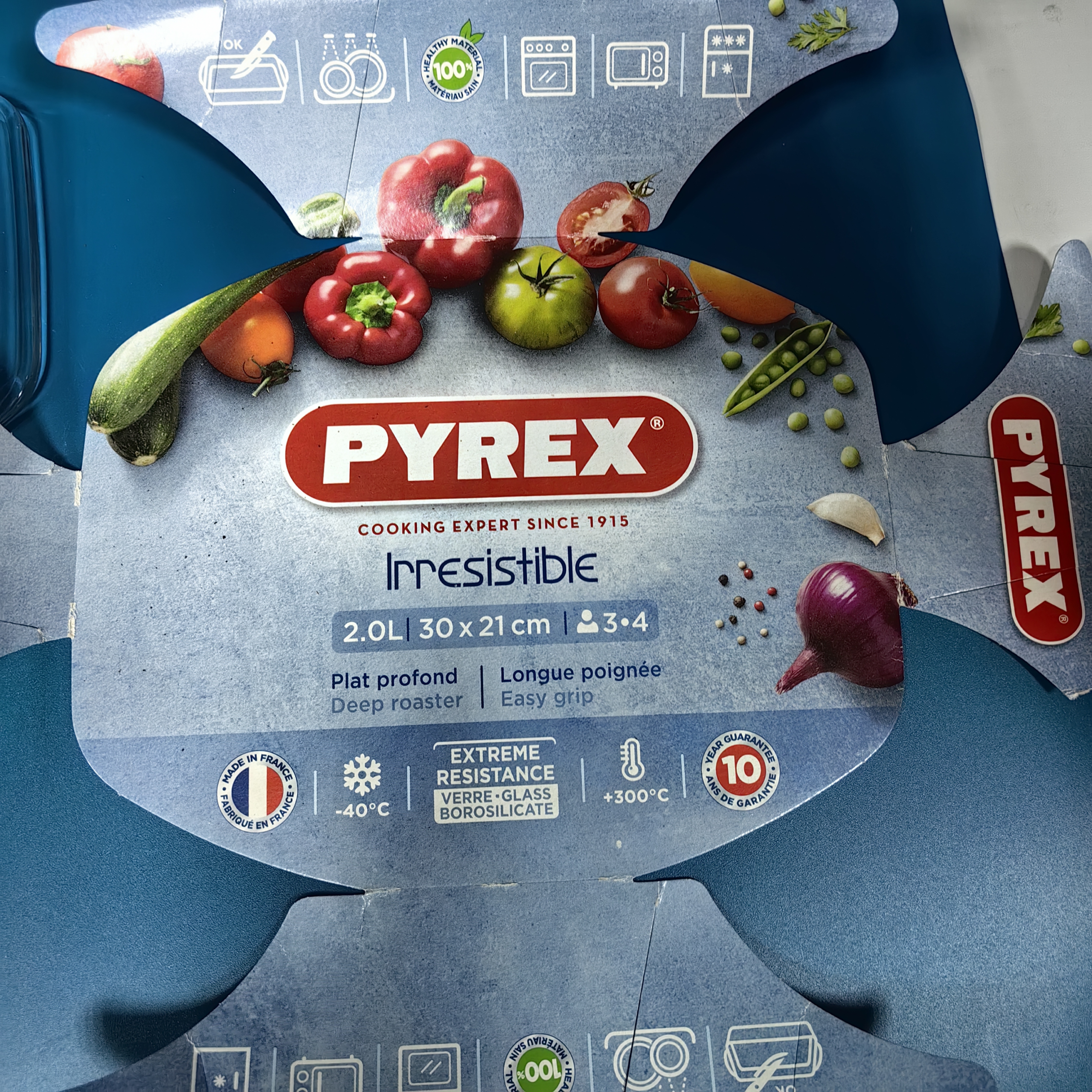 Форма для запекания Pyrex Irresistible 2,0л 30×21см овальная