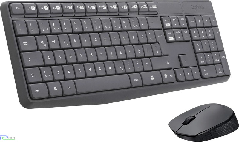 Комплект клавиатура и мышь Logitech MK235 Grey