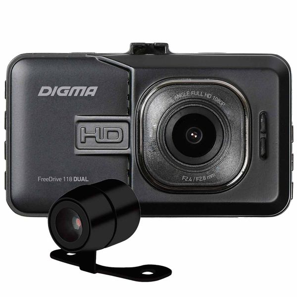 Видеорегистратор DIGMA FreeDrive 118, черный