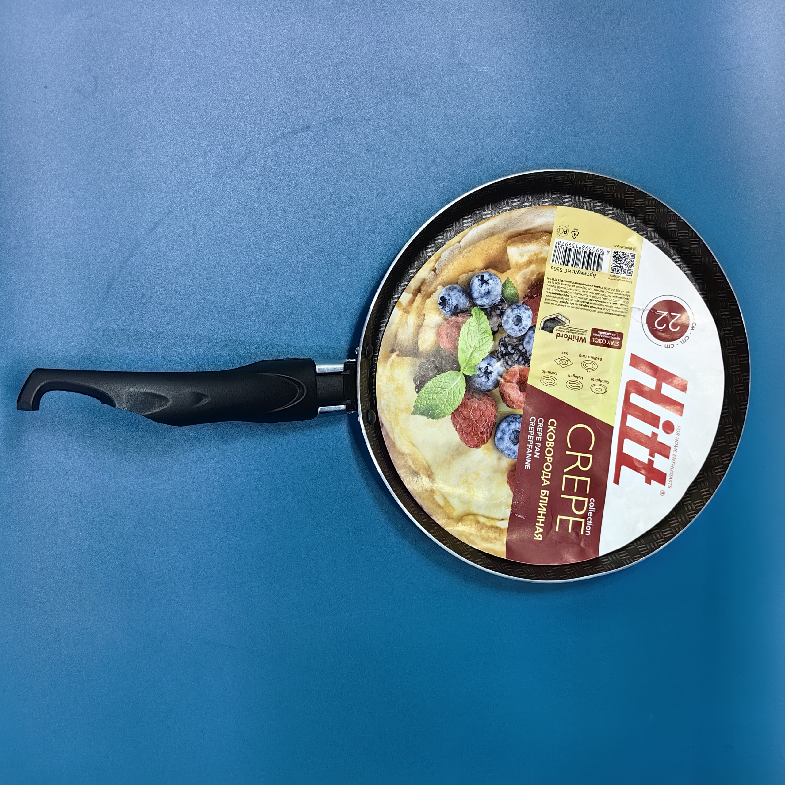 Сковорода блинная HItt CREPE (HC-5566) 22см