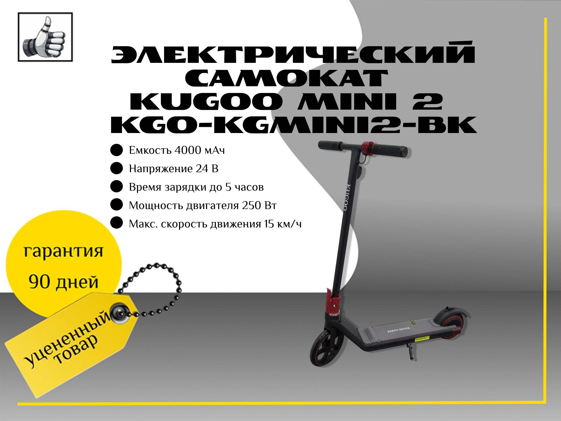 Kugoo Mini 2 (KGO-KGMINI2-BK) на запчасти