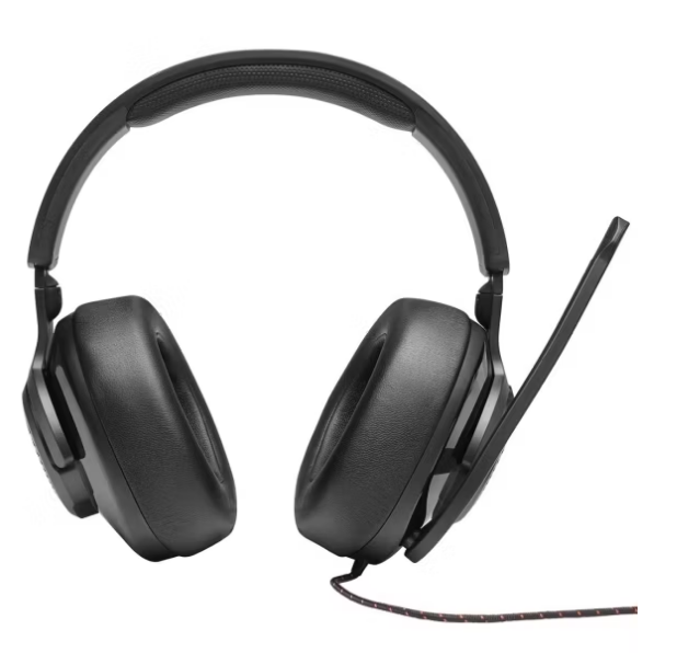 Игровые наушники JBL Quantum 200 Black (JBLQUANTUM200BLK)